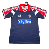 1999-00 Mens Sporting Gijon  Retro away soccer Jersey