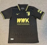 2025-26 Mens FC Augsburg  Third away black soccer jersey
