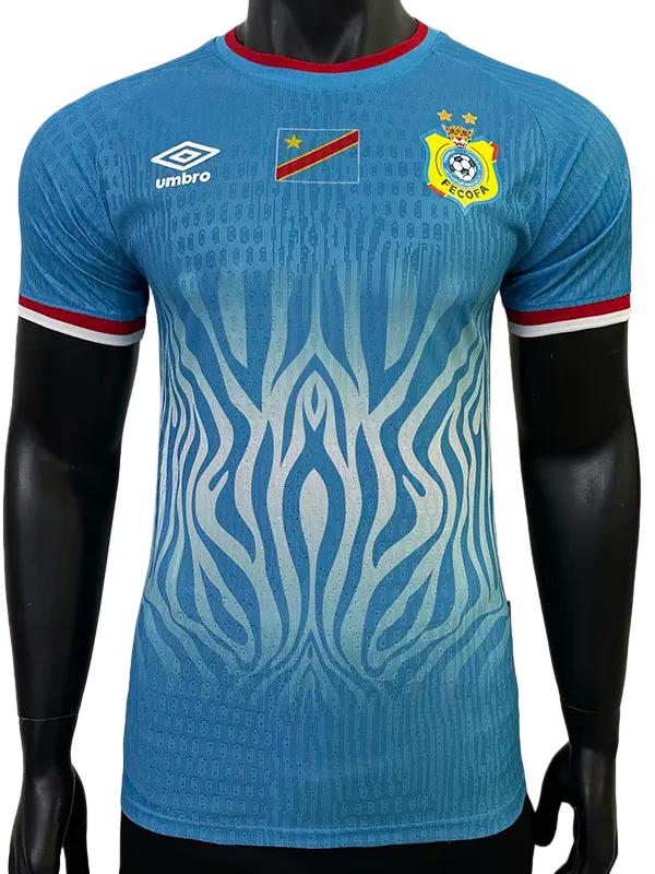 2026-27 Mens Democratic Congo home blue  Player version Soccer Jersey