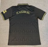 2025-26 Mens FC Augsburg  Third away black soccer jersey