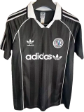 2025-26 Mens Ad Three Stripes Classic Edition black Polo soccer jersey
