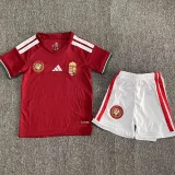 2026-27 KIDS Hungary home red soccer jersey