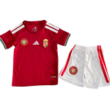 2026-27 KIDS Hungary home red soccer jersey