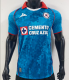 2025-26 Mens Cruz Azul Special Edition blue Player  soccer Jersey