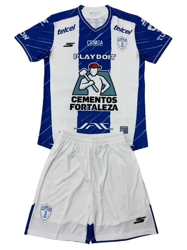 2025-26 Kids Pachuca home Soccer Jersey