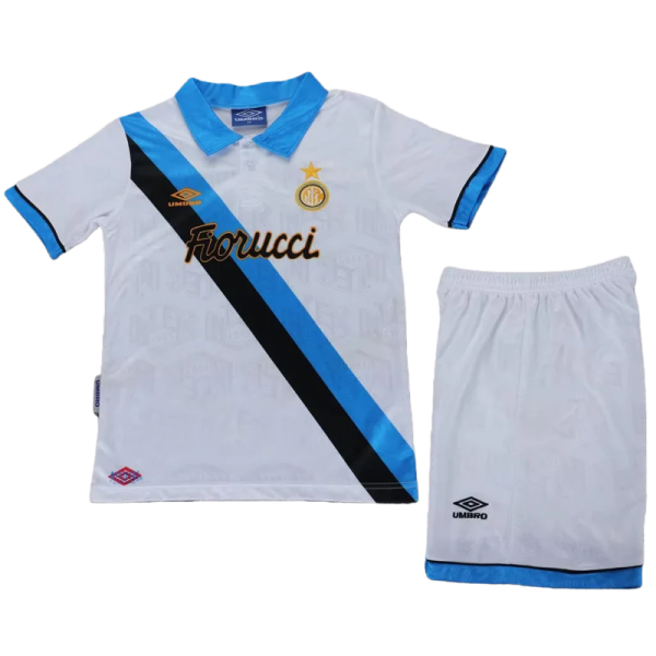 1994-95 Kids Inter Milan away Retro Soccer Jersey