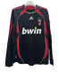 2006-07 Mens AC Milan Retro  third away Long Sleeve  soccer Jersey