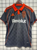 2025-26 Mens Como third away black Soccer Jersey