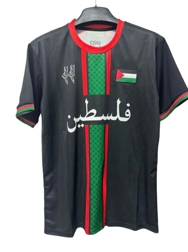 2025-26 Mens Palestine（Palestina） Special Edition Arabic black soccer jersey