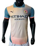 2024-25 Mens Manchester City Fourth away Player Version  soccer Jersey