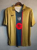 2025-26 Mens Barcelona khaki Special Edition  Player  soccer jersey