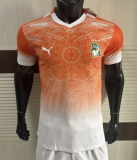 2026-27 Mens Ivory Orange White Player version soccer Jersey