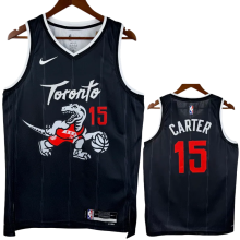25-26 Raptors CARTER #15 Black City Edition Top Quality Hot Pressing NBA Jersey