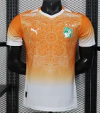 2026-27 Mens Ivory Coast Special Edition orange Player version soccer Jersey