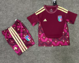 2026-27 Kids Italy goalkeeper red Soccer Jersey