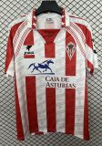 1995-96 Mens Sporting Gijon  Retro home soccer  Jersey