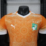 2026-27 Mens Ivory Coast Special Edition orange Player version soccer Jersey