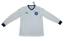 2025-26 Mens BaHia home white long sleeve  Soccer Jersey