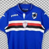 2015-16 Mens Sampdoria Home Retro Soccer Jersey