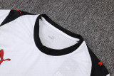 2025-26 Mens  AC Milan  away white black Tracksuit