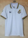 2026-27 Mens Ghana White  Polo  soccer jersey