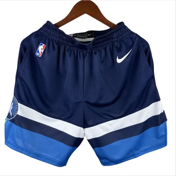 22-23 TIMBERWOLVES Dark blue Away Top Quality NBA Pants