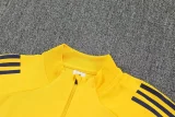 2025-26 Boca Juniors Yellow Half Pull Tracksuit