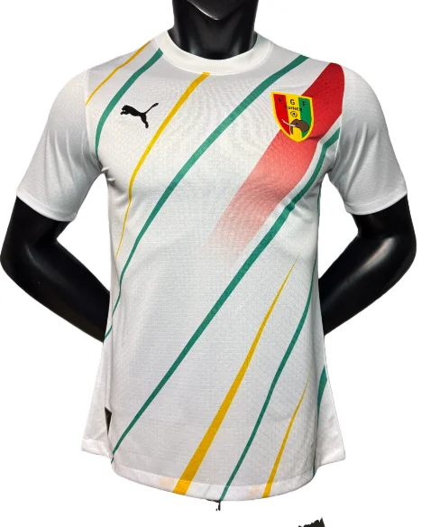 2026-27 Mens  Guinea white  Player version Soccer Jersey