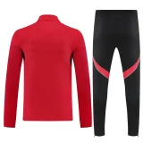 2025-26 River Plate Red Half Pull Tracksuit