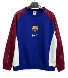 2025-26 Mens Barcelona  retro edition  blue Hoodie (无帽卫衣)