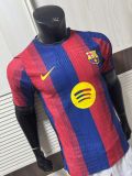 2026-27 Mens Barcelona blue red Player version soccer Jersey