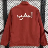2025-26 Morocco Red  Green Double Sided Windbreaker