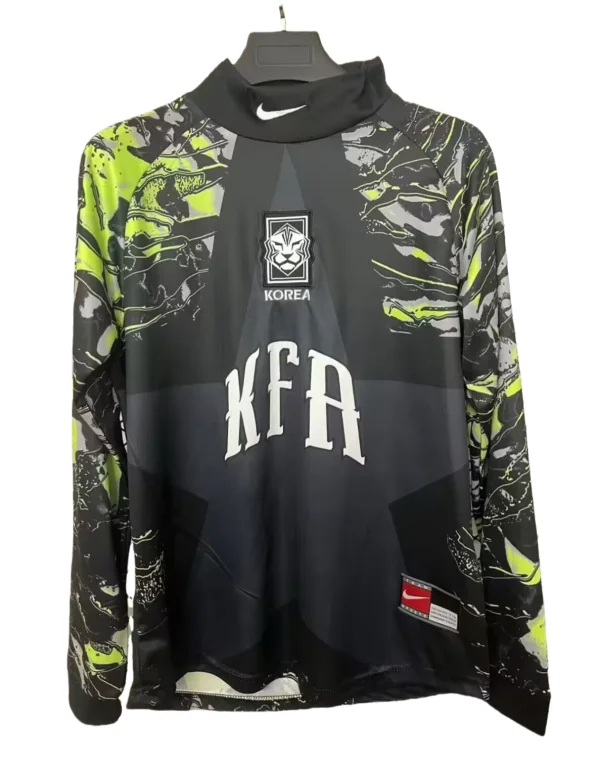 2025-26 Mens Korea goalkeeper Long Sleeve soccer Jersey