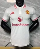2025-26 Mens Manchester United Special Edition white polo Player version Soccer Jersey