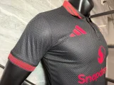 2025-26 Mens Manchester United Special Edition  black polo Player version Soccer Jersey