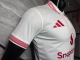 2025-26 Mens Manchester United Special Edition white polo Player version Soccer Jersey