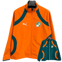 2025-26  Ivory Coast Orange & Green Double Sided Windbreaker