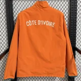 2025-26  Ivory Coast Orange & Green Double Sided Windbreaker
