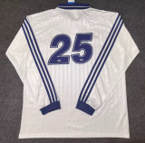 2025-26  Ad Oasis Joint Edition #25 White Polo Long Sleeve  soccer jersey