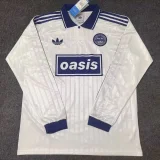 2025-26  Ad Oasis Joint Edition #25 White Polo Long Sleeve  soccer jersey