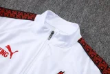 2025-26 Kids  AC Milan White Jacket Tracksuit  #E25220