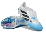adidas 26 Predator Elite Tongue FG  white/blue Soccer Shoes