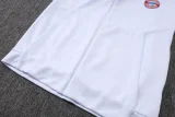 2025-26 Mens  Bayern Munich white Hoodie Tracksuit F630#
