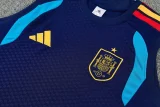 2026-27 Spain Royal blue vest training Short suit
