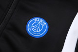 2025-26 Mens PSG black Hoodie Jacket Tracksuit  F628#