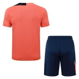 2025-26 Mens Barcelona Orange Training Short Suit #D25272