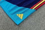 2026-27 Spain Royal blue vest training Short suit