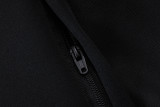 2025-26 Mens PSG black Hoodie Jacket Tracksuit  F628#