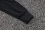 2025-26 PSG Jordan Black Jacket Tracksuit  #A25118