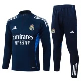 2025/26 Mens Real  Madrid  Royal blue Half Pull Tracksuit  #B25147